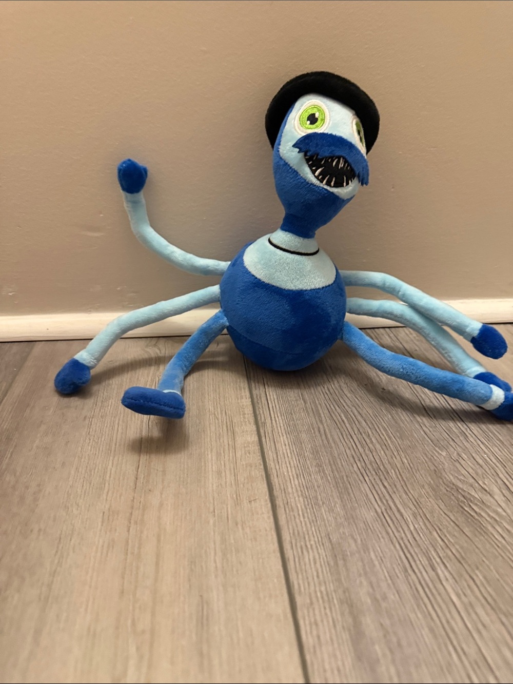Blue Multi-Limbed Plush Monster Toy - Soft Kids Stuffed Animal